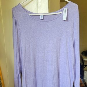Lavender tunic sweater